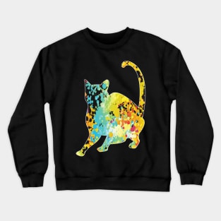 Cool cats cat colorful t-shirt Crewneck Sweatshirt